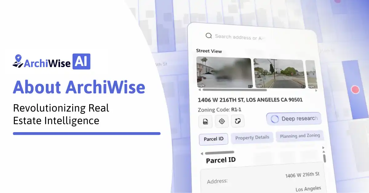 About ArchiWise: Revolutionizing Real Estate Intelligence