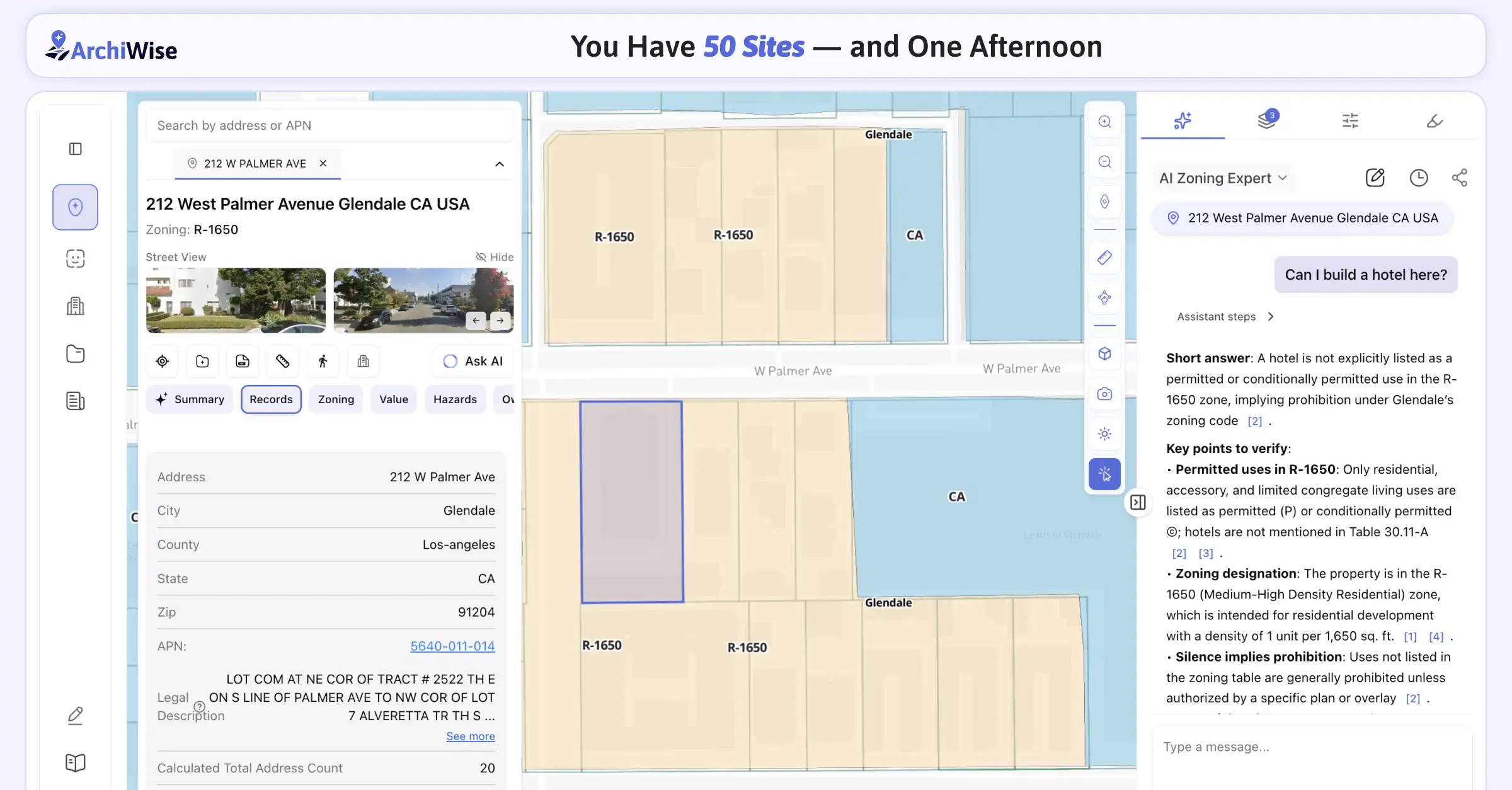 You Have 50 Sites – and One Afternoon