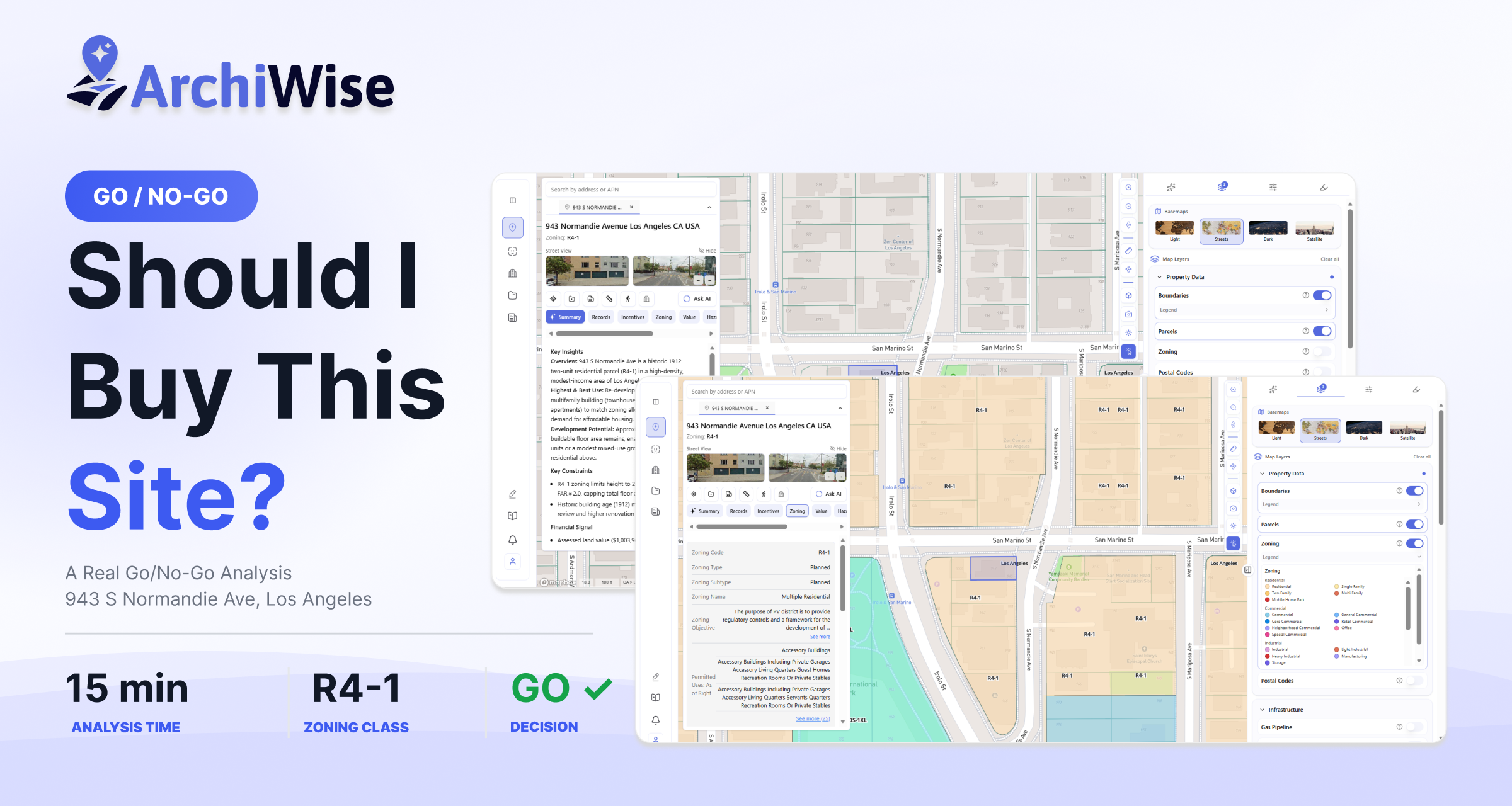 Should I Buy This Site? A Real Estate AI Site Selection Analysis Using ArchiWise AI