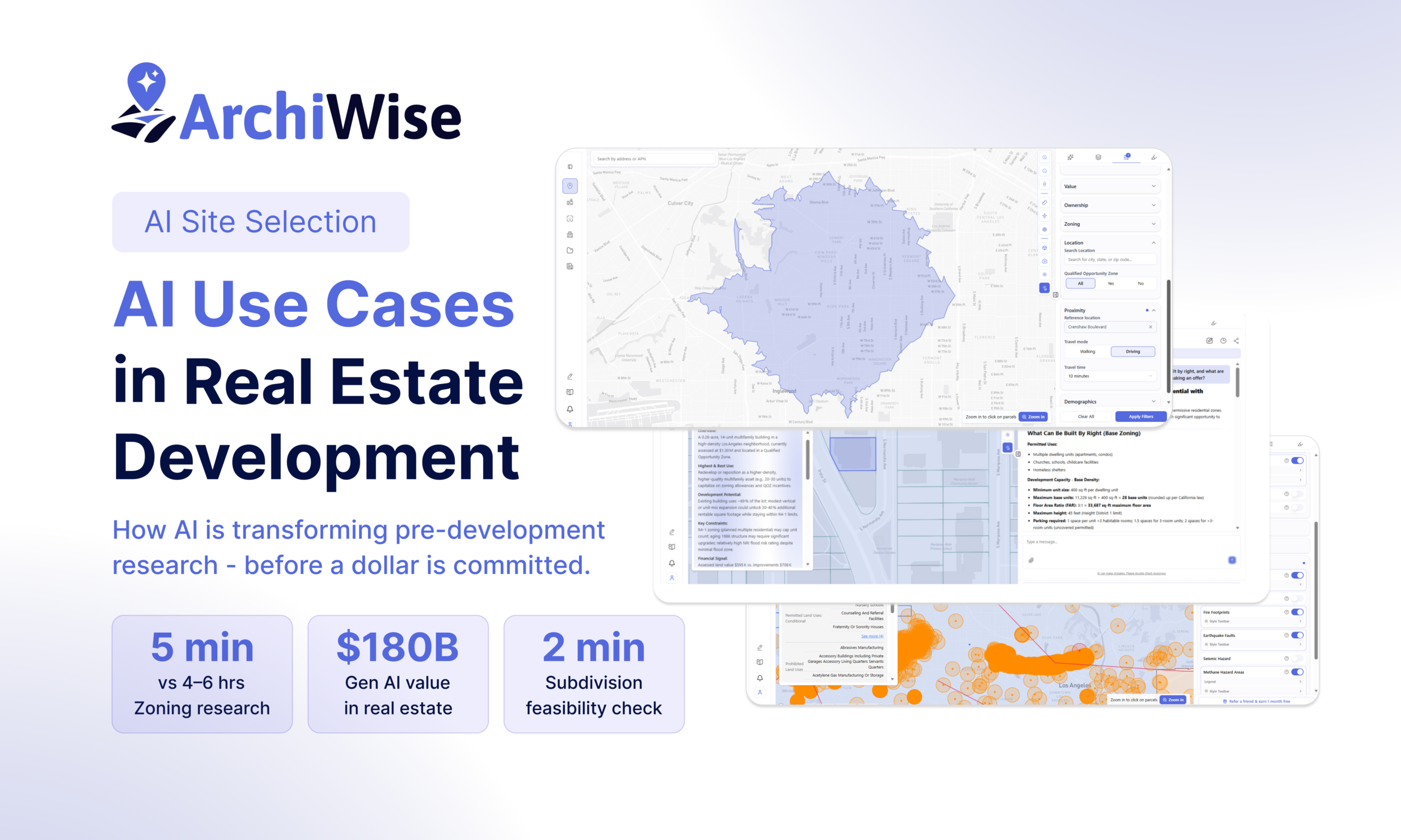 AI Use Cases in Real Estate Development and Land Subdivision
