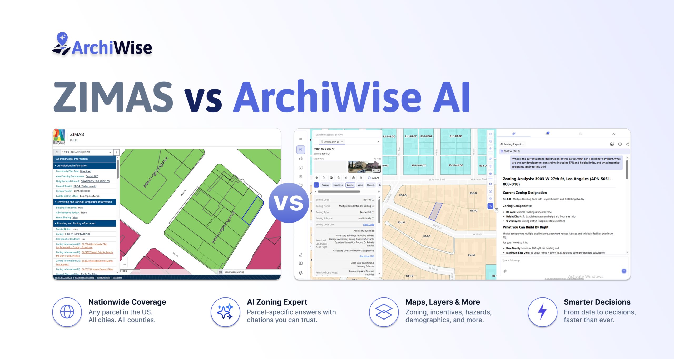 ZIMAS Alternative: ArchiWise vs ZIMAS for Zoning Research