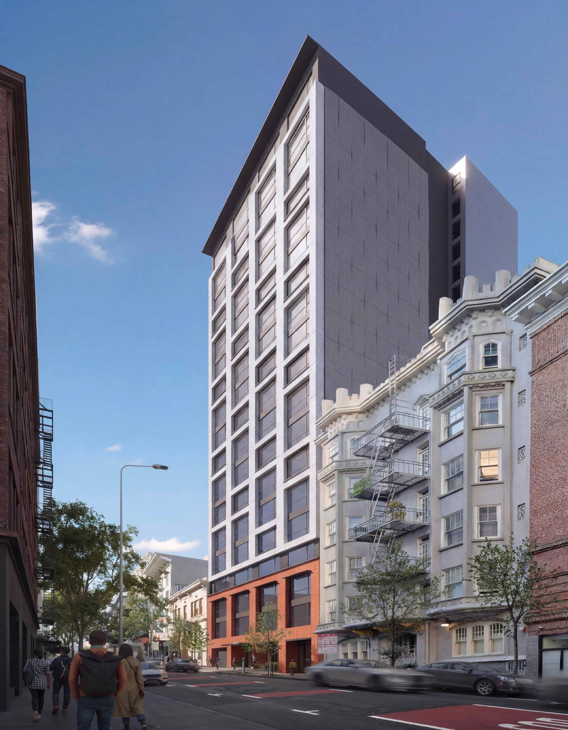 Updated Plans Filed for 158-Unit Residential Tower at 550 O'Farrell Street in San Francisco