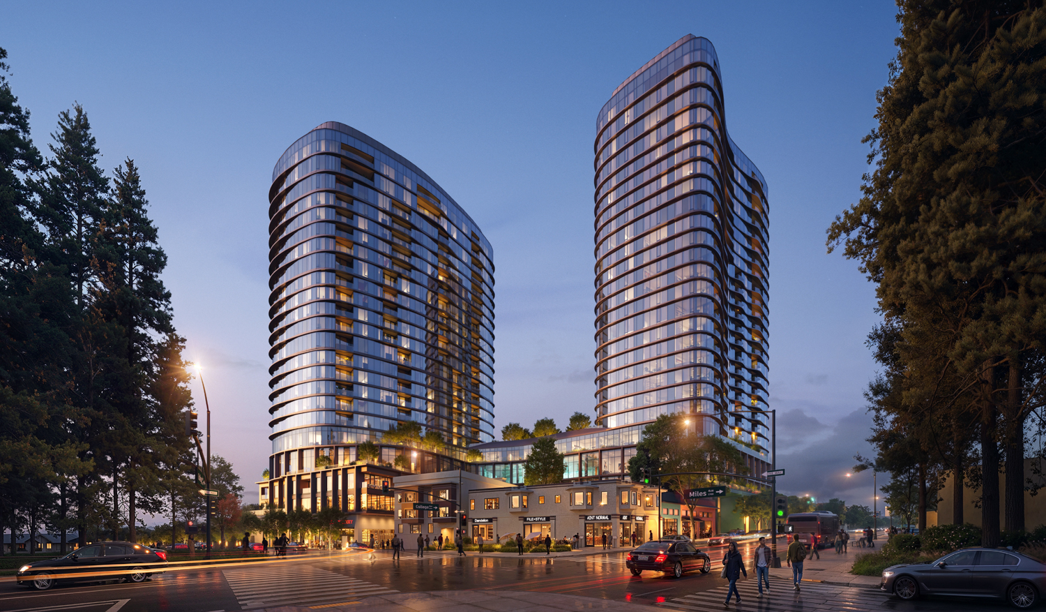 Oakland's Rockridge Tower Project Revised with Shorter Senior Housing, Expanded Retail