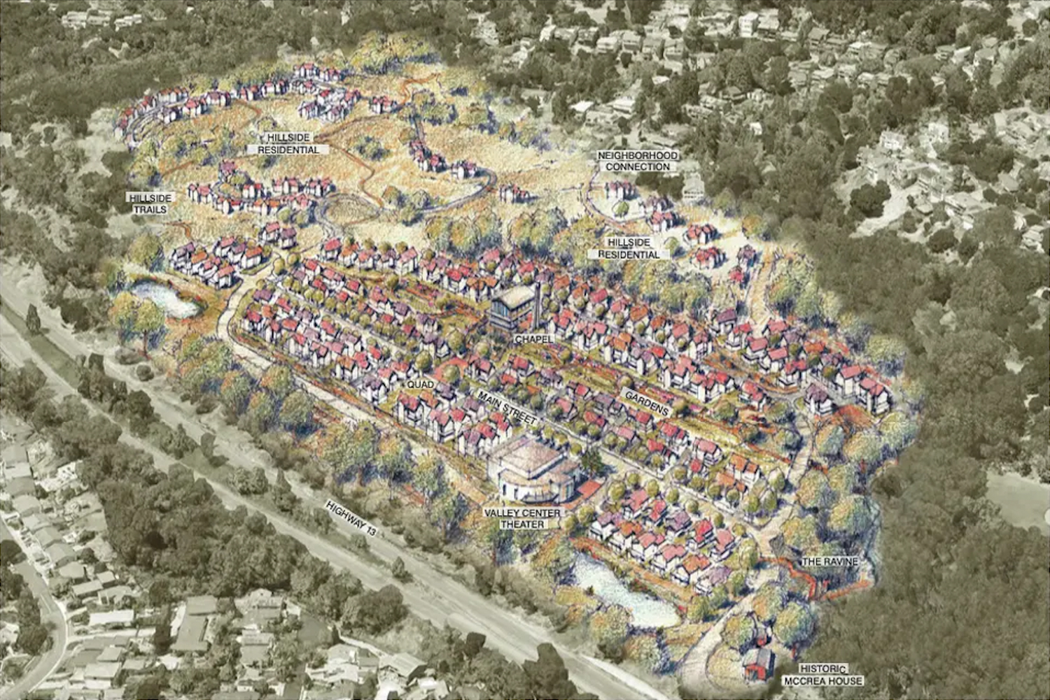 Formal Application Filed for 165 Single-Family Homes on Former Holy Names University Campus in Oakland