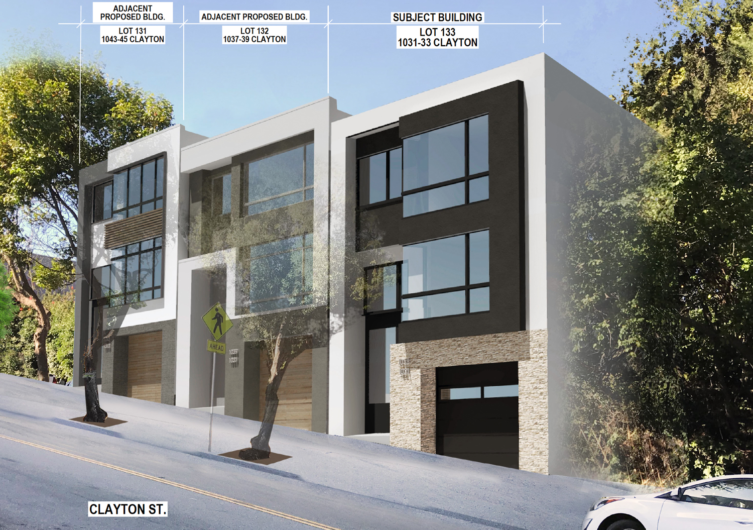 San Francisco Reviews Nine-Unit Infill Proposal on Clayton Street in Ashbury Heights