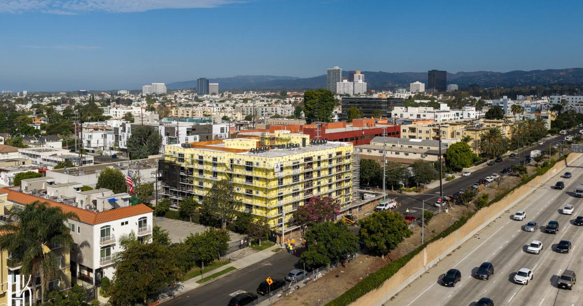 Sawtelle Apartment Project with Affordable Units Reaches Framing Completion