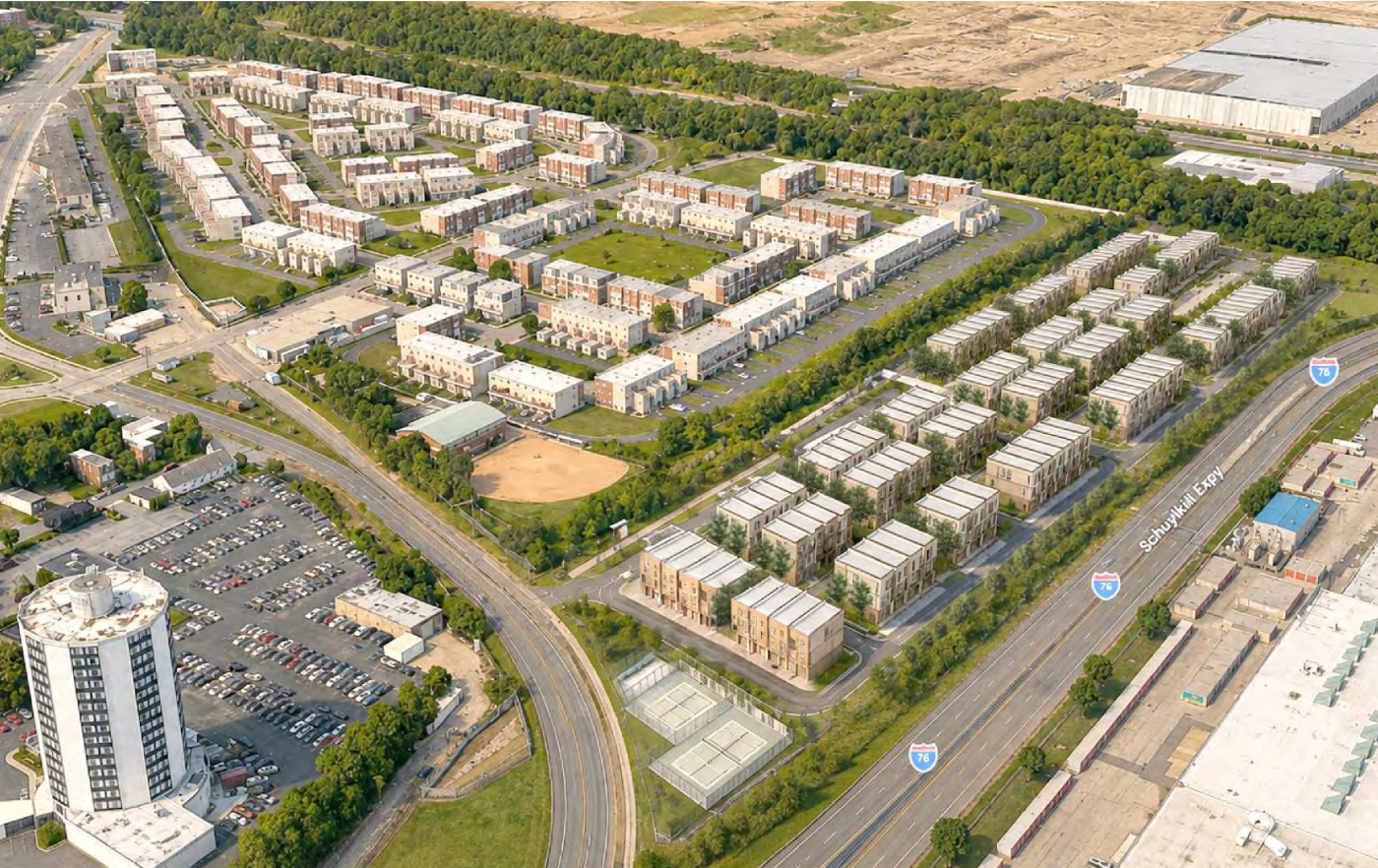 Two South Philadelphia Proposals Seek Approval for 262 New Townhomes