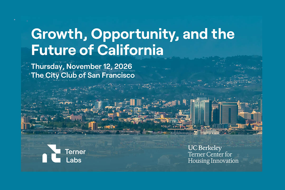 Terner Center Colloquium Explores California's Housing Growth and Opportunity Strategies