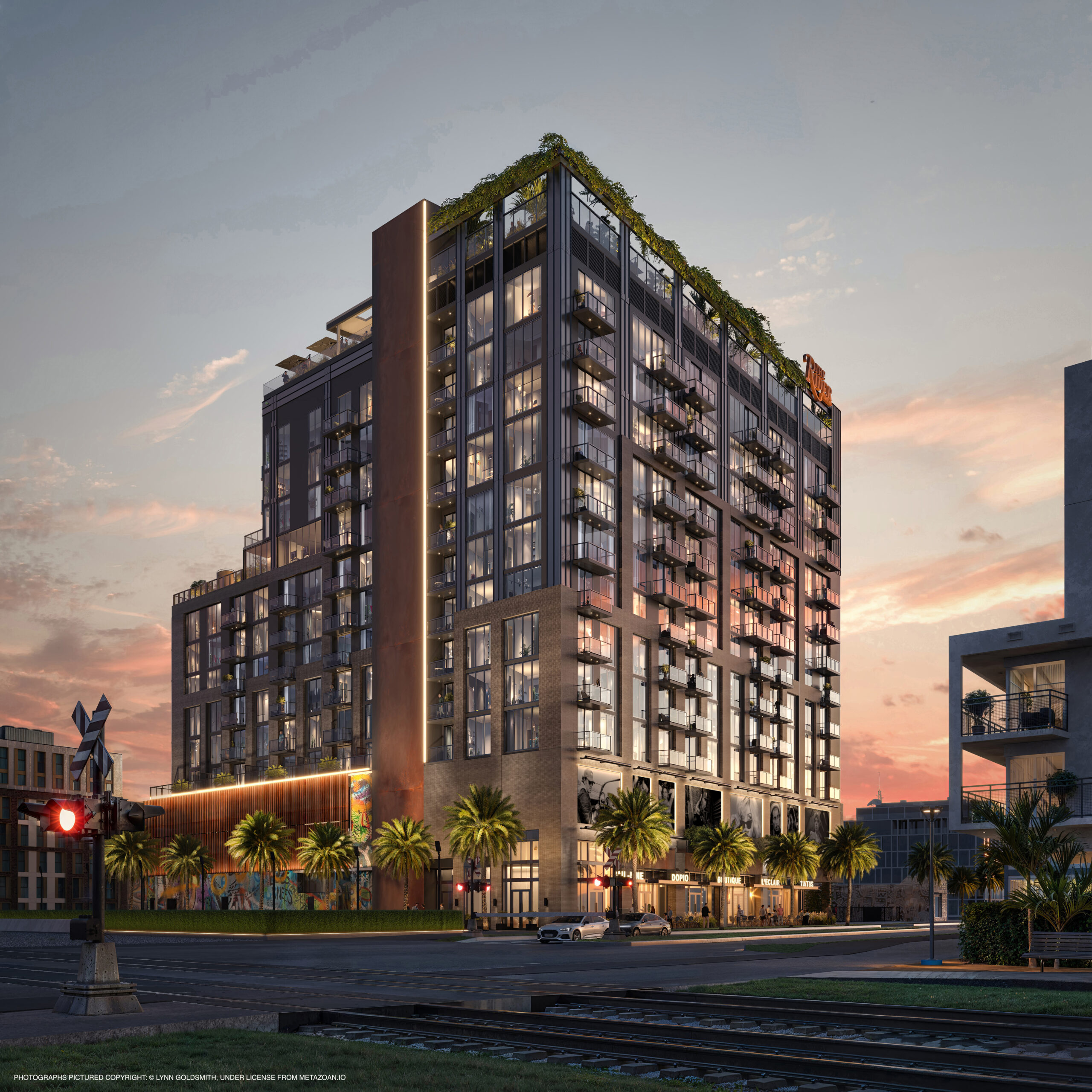 The Rider Residences Condominium Tops Off in Miami