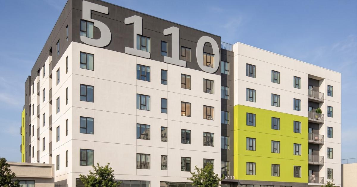 Wood Framing Advances on 124-Unit Affordable Housing Project in Los Angeles' Mid-City