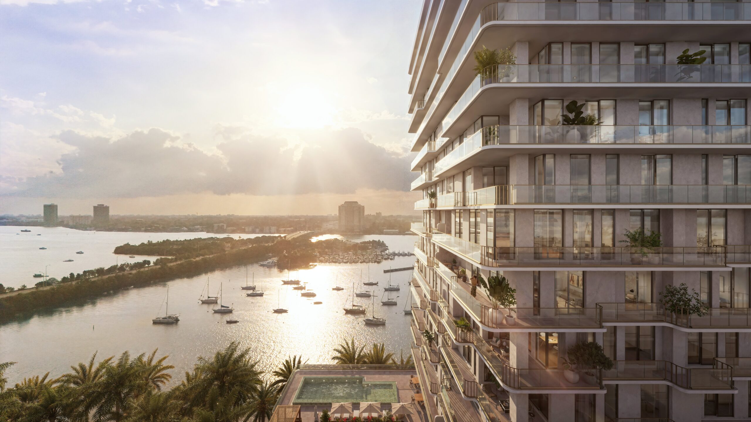 Tula Residences Condominium Project Tops Out in North Bay Village