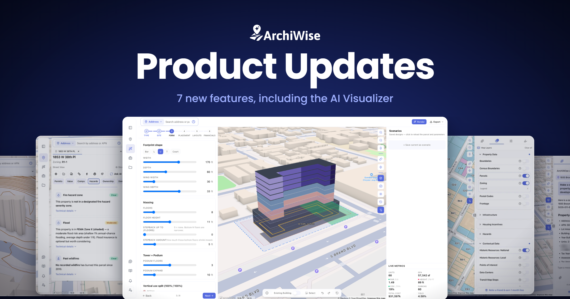 From Concept to Pro Forma on the Lot: 7 New ArchiWise Updates